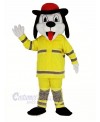 Sparky the Fire Dog Mascot Costume Cartoon