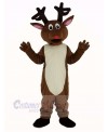 Christmas Brown Reindeer Mascot Costume