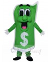 Green US Dollar Bill Mascot Costumes