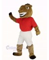 New Central's Buddy Broncho Horse in Red Jersey Mascot Costume