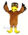 Brown Eagle Ace Pilot Bird Mascot Costume Animal