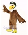 Cool Brown Eagle Mascot Costume