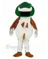 Green Bass Fish Mascot Costume Cartoon