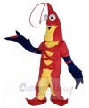 Shrimp Prawn mascot costume