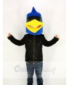 Blue Bird Only Head Mascot Costume Cartoon