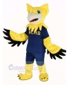 Yellow Gryphon with Blue T-shirt Mascot Costume Animal