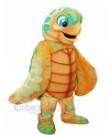 Light Brown Sea Turtle Mascot Costume Cartoon