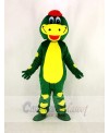 Cute Green Dino Dinosaur Mascot Costume Cartoon