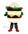 Hamburger with Cheese Mascot Costume Cartoon