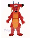 Red Legendary Dragon Mascot Costume Animal