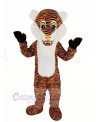 Reddish Brown Stripe Tiger Mascot Costume Animal