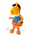Cute Orange Horse Mascot Costumes Animal