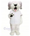 Hank Dog with White T-shirt Mascot Costumes