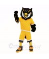 Sport Owl with Yellow Shirt Mascot Costumes Adult