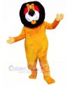 Funny Orange Lion Mascot Costumes Adult