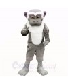 Grey White Monkey Mascot Costumes Adult