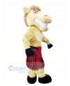 Fierce Horse with Dress Mascot Costumes 