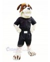 Strong Police Dog Mascot Costumes Cartoon