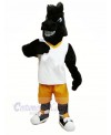 Sport Black Horse Mascot Costumes Cartoon