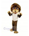School Brown Lion Mascot Costumes Cartoon