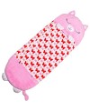 Happy Nappers Pillow & Sleepy Sack 2 in 1 Kids Foldable Sleeping Bag with Pillow Cartoon Animals Pink Kitty