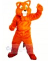 Orange Panther Mascot Costumes Adult