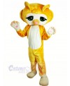 Yellow Cat Mascot Costumes Cartoon