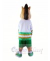 Brwon Unicorn Mascot Costumes Cartoon