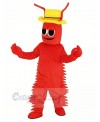 Red Conrad Crawdad Mascot Costume