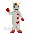 White Unicorn with Colorful Horn Mascot Costume Animal