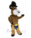 Cowboy Ox Cattle mascot costume