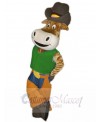 Cowboy Ox Cattle mascot costume