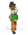 Cowboy Ox Cattle mascot costume