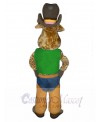 Cowboy Ox Cattle mascot costume