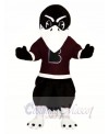 Black Raven with White eyebrows Mascot Costumes Animal	