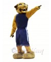 Sport Wildcat with Blue Suit Mascot Costumes Animal