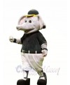 Sport Elephant with Yellow Hat Mascot Costumes Animal