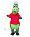 Sport Alligator with Red T-shirt Mascot Costumes Cartoon