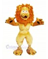Happy Furry Lion Mascot Costumes Cartoon