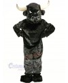 Strong Black Bull Adult Mascot Costumes Animal