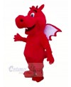 Red Lightweight Dragon Mascot Costumes Cartoon	