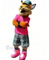 Realistic College Fox Mascot Costumes Cartoon