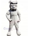 Lightweight Grey Bulldog Mascot Costumes Adult	