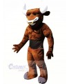 Lightweight Brown Bull Mascot Costumes Adult	