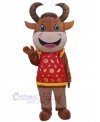 Cow mascot costume