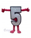 Arabic Number mascot costume