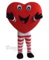 Heart mascot costume