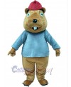 Beaver mascot costume