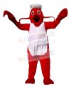 Lobster mascot costume