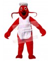 Lobster mascot costume